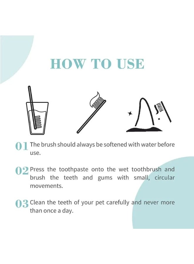 مجموعة نظافة أسنان القطط - معجون أسنان وأدوات العناية ٥٠ جرام - Image 3